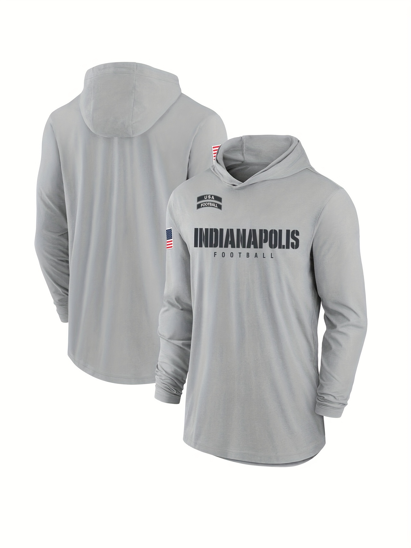 Men Indianapolis Colts grey 2025 NFL hoodie